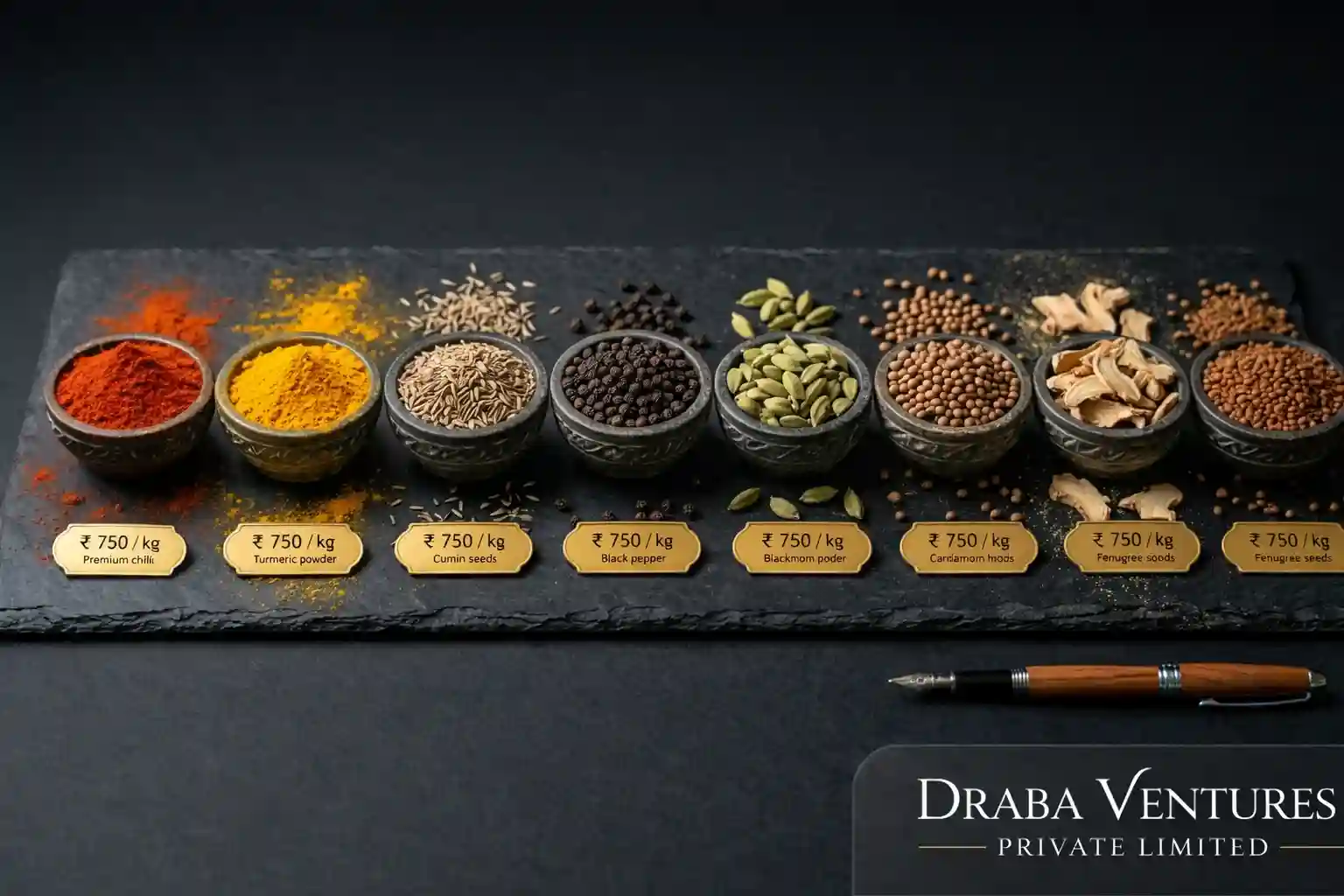 Indian Spices Export Price List